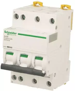 Schneider Electric Acti9 iC40N Leitungsschutzschalter 3P+N 32A Kennlinie C (A9P54732)
