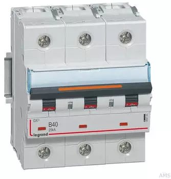 Legrand DX3 Leitungsschutzschalter B-Charakteristik 40A 3-polig 25kA 400VAC (409733)