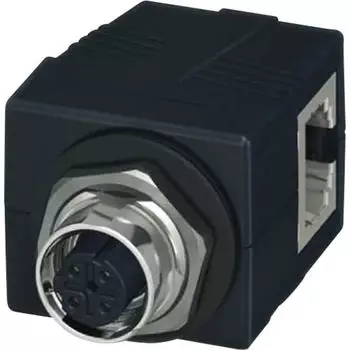 Phoenix Contact CUC-BH-M12D1PBK-A/R4BE Sensor-/Aktor-Steckverbinder M12 4-polig Schaltschrankdurchf&uuml;hrung (1414397)
