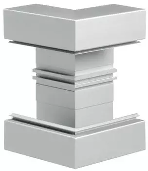 Hager Au&szlig;eneck Grundprofil Alu 68x210mm OT120mm natureloxiert (BRA652103BELN)
