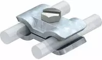 Parallelklemme Tauchfeuerverzinkt Bewehrungsst&auml;hle - 62 X 35 Mm
