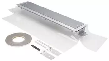 Hager Endst&uuml;ck h&ouml;henverstellbar mit Folie/Dichtung f&uuml;r BKFD 600x(45-70)mm (BKFDE600045)