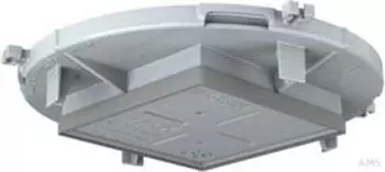 Kaiser HaloX 100 Frontteil Einbaugeh&auml;use 68x68mm f&uuml;r Sichtbeton (1281-68)