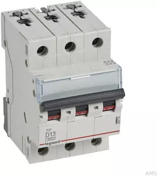Legrand TX3 Leitungsschutzschalter D-Charakteristik 3-polig 13A 6kA 400VAC (403754)