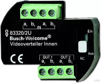 Busch-Jaeger Videoverteiler Innen UP 2-fach (2CKA008300A0042)