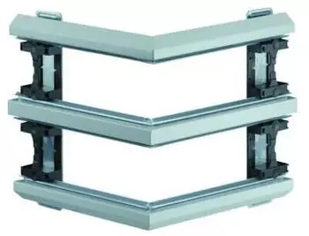 Hager Au&szlig;eneck Stahl BKIS 12,5x230mm 2x80 verzinkt (BKIS121303DVERZ)