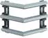 Hager Außeneck Stahl BKIS 12,5x230mm 2x80 verzinkt (BKIS121303DVERZ)