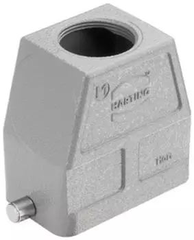 Harting Han 10B T&uuml;llengeh&auml;use hoch, 1xM40 gerader Kabelabgang (19300100448)