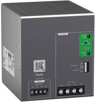 Schneider Electric Modicon ABLU Spannungsversorgung 3-phasig 380-500V AC, 48V DC, 20A, 960W (ABLU3A48200)