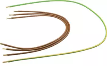 Hager Abgangskabelbaum 4-polig 10qmm Stiftkabelschuh, bis H900mm (Y88D)
