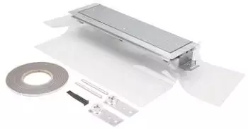 Tehalit BKFDE400045 Endst&uuml;ck h&ouml;henverstellbar mit Folie/Dichtung zu BKFD 400x(45-70)mm (BKFDE400045)