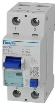 Doepke DFS2 016-2/0,30-A FI-Schutzschalter 2-polig 16A 0,3A (09116601)