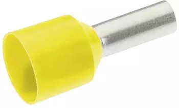 Cimco Aderendh&uuml;lse 6mm&sup2; teilisoliert Gelb, 100 St. (187305)
