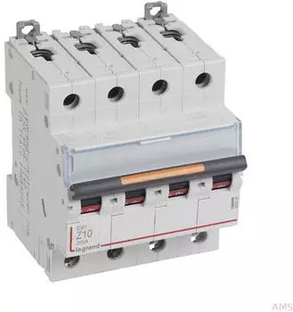 Legrand DX3 Leitungsschutzschalter Z-Charakteristik 10A 4-polig 25kA 400VAC (409934)