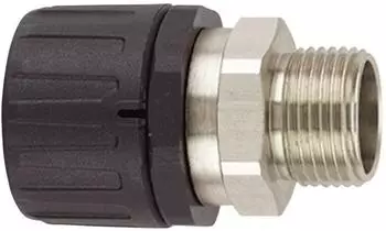 HellermannTyton HG16-SM-M16 Schlauchverschraubung PA66 schwarz M16 11,8mm gerade (166-21301)