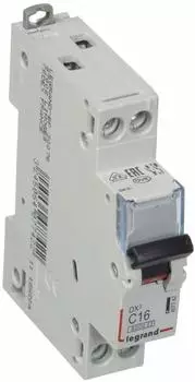 Legrand DX3 Leitungsschutzschalter C16A 1P+N 6kA 230VAC (407742)