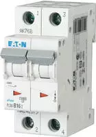 Moeller Electric PLSM-C16/2-MW, Moeller Electric 10kA Double Pole Type C MCB 16A