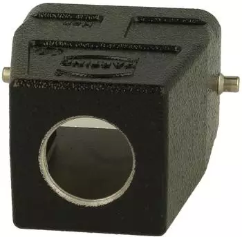 Harting Han 6B M Tüllengehäuse hoch, 1xM25 gerader Kabelabgang (19370060446)