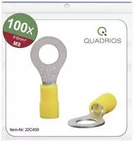 Quadrios 22C459 Ringkabelschuh Querschnitt (max.)=6.0 mm&sup2; Loch-&Oslash;=8.5 mm