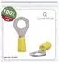 QUADRIOS Ringkabelschuh 4,0-6,0mm² Loch-Ø 8,5mm teilisoliert gelb (22C459)