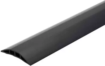 Certeo Kabelbr&uuml;cke 2-Kanal, Kunststoff, schwarz, 3m (40000)