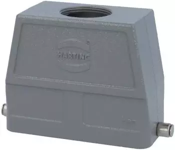 Harting HAN 16B T&uuml;llengeh&auml;use M32, gerader Kabelausgang, hohe Bauform (19300160447)
