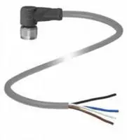Pepperl+Fuchs 040066 Kabeldose M12 Buchse, gewinkelt 10.00m Polzahl Sensoren: 4...