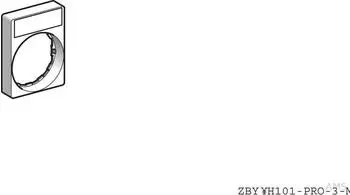 Schneider Electric Schildtr&auml;ger rund 30x40mm, 10 St&uuml;ck (ZBY2H101)