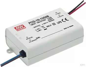 Scharnberger + Hasenbein LED-Trafo elektronisch geregelt 180-295VAC/40-58VDC 25W (54685)