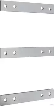 ABN Wandlerlasche XWL410250N CU vernickelt 40x10x250mm (XWL410250N)
