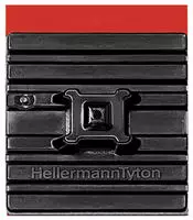 HellermannTyton - Set von 10 Klebesockeln Serie FlexTack FMB f&uuml;r runde und...