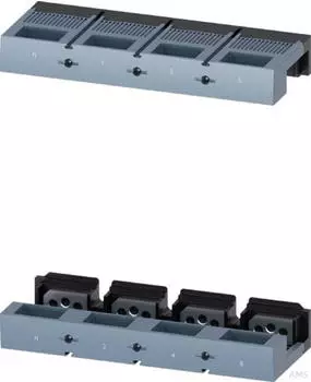 Siemens Schraubenflachanschluss, metrische Gewindeplatte, 4-polig (3VA9604-0QA00)