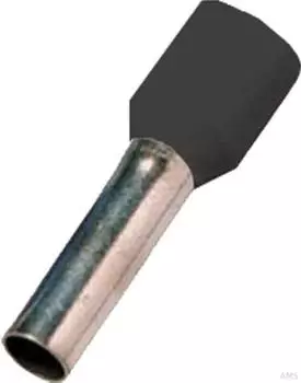 Intercable Aderendhülse DIN46228T4 25mm² schwarz, 50 Stück (ICIAE2522SCH)