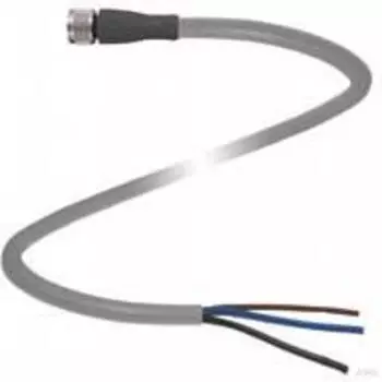 Pepperl+Fuchs V3-GM-10M-PUR Kabeldose M8 3-polig, gerade, grau (116462)