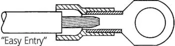 Lapp Kabel Gabelkabelschuh L-RA 35F, 0,5&ndash;1,5mm&sup2;, M3,5, isoliert, rot (63105040)