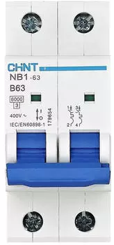 CHINT NB1-63 Leitungsschutzschalter 2-polig 50A 6kA (179652)