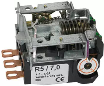 Riegler Motorschutzrelais (&Uuml;berstr&ouml;mrelais) 4,00-7,00A (R 5/7)