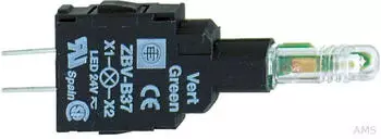 Schneider Electric LED-Modul &Oslash;22 gelb 24V AC/DC, 5 St&uuml;ck (ZBVB57)