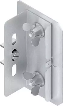 Niedax Endabschlussdeckel f&uuml;r Ger&auml;tekanal 133x69mm Aluminium pulverbeschichtet (GAED 133 C)