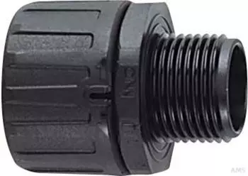 HellermannTyton HG20-S-M20 Kunststoffverschraubung PA66, schwarz, IP66 (166-21025)