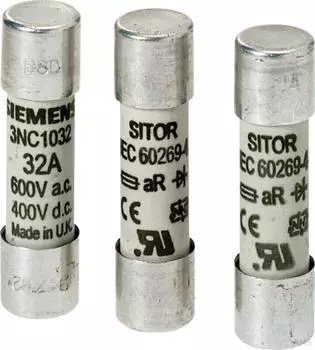 Siemens SITOR Zylindersicherungseinsatz 20A aR 14x51mm (3NC1020)