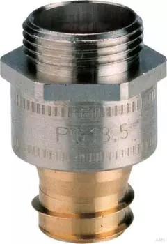 Flexa LI-M Metallverschraubung gerade AD17/M16x1,5, 10 Stück (15010712016)