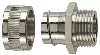 HellermannTyton SC20-FM-PG16 Schlauchverschraubung Metall 16,90mm gerade (166-30315)