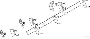 ABN Sammelschienen-Modul 3FB/1RE N/PE CU 30x5mm, 1-polig, 30&deg; Standard (MXSC31441)