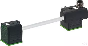 Murrelektronik M12-Stecker auf Doppelventilstecker Verbindungsleitung (7000-41541-2360000)