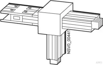 Siemens BD2C-400-TH T-Kasten Richtungs&auml;nderung Kupfer 400A 690V (BVP:261889)