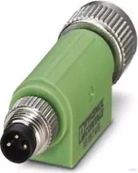 Phoenix Contact Adapter SAC-4P-M8MS-M12FS, 4-polig, gr&uuml;n (1519736)