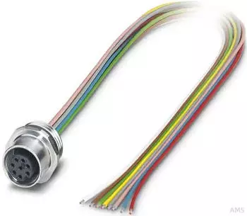 Phoenix Contact SACC-E-M12FS-8CON-PG 9/0,5 VA Ger&auml;testeckverbinder Vorderwand (1554607)