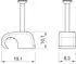 OBO Bettermann Haft-Clip L35 lichtgrau 7-12mm (2026-35)