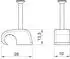 OBO Bettermann Haft-Clip Typ 2027, lichtgrau (2228858)